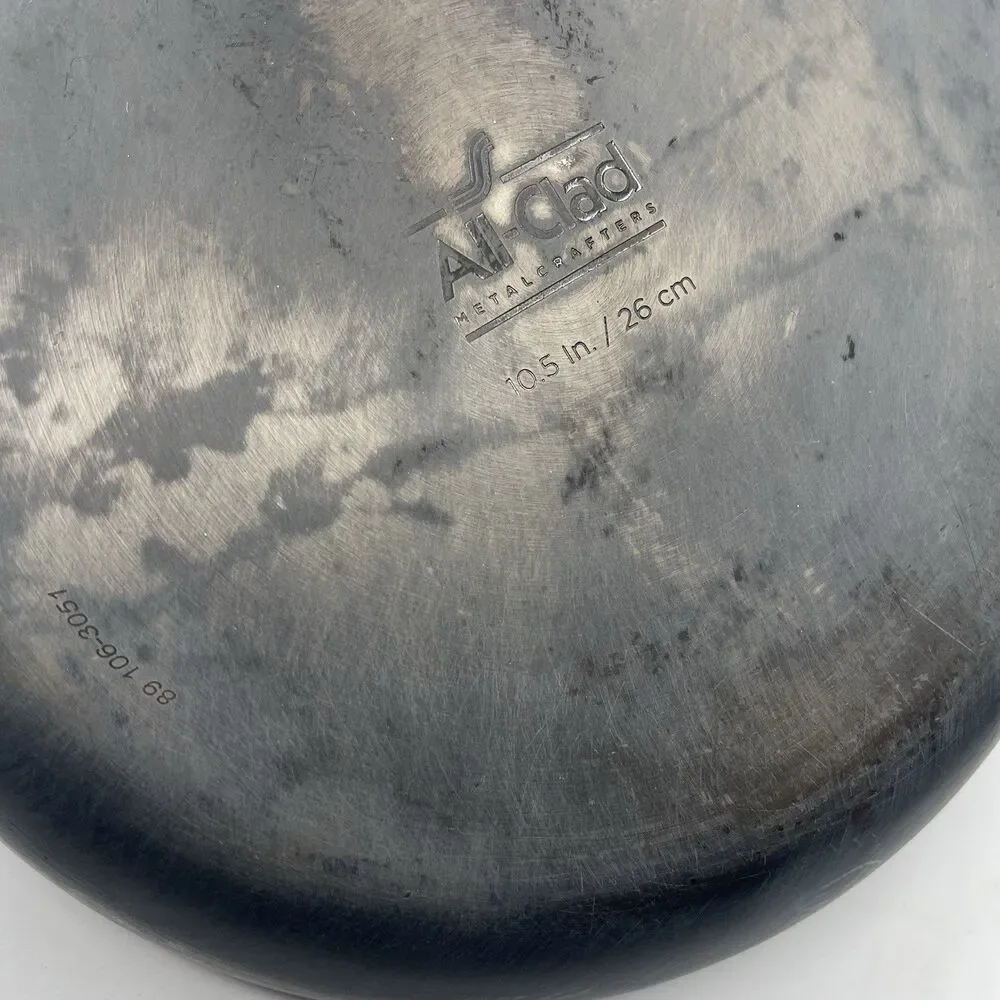 All Clad Metal Crafters 10.5 Inch Pan Black Frying Skillet